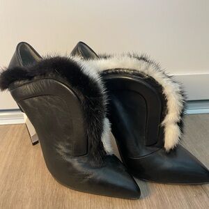 Fendi fur booties